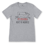 Respect The Wilderness Hare Unisex Tee