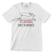 Respect The Wilderness Hare Unisex Tee