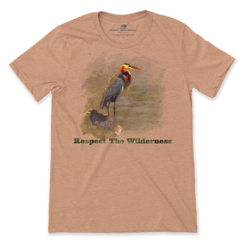 RTW Watercolor Blue Heron Unisex Tee