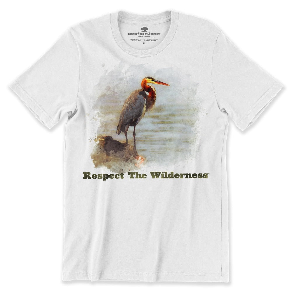 RTW Watercolor Blue Heron Unisex Tee