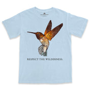 Respect The Wilderness Hummingbird Men's Pigment Dyed Tee