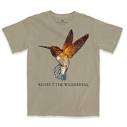 Respect The Wilderness Hummingbird Men's Pigment Dyed Tee