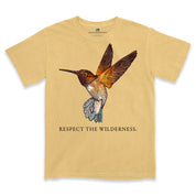 Respect The Wilderness Hummingbird Men's Pigment Dyed Tee