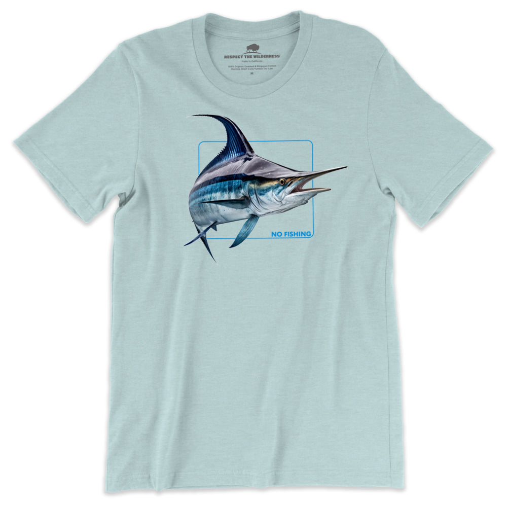 No Fishing Blue Marlin Unisex Tee