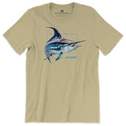 No Fishing Blue Marlin Unisex Tee