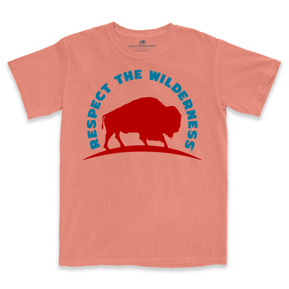 Respect The Wilderness Logo Men's Pigment Dyed Tee