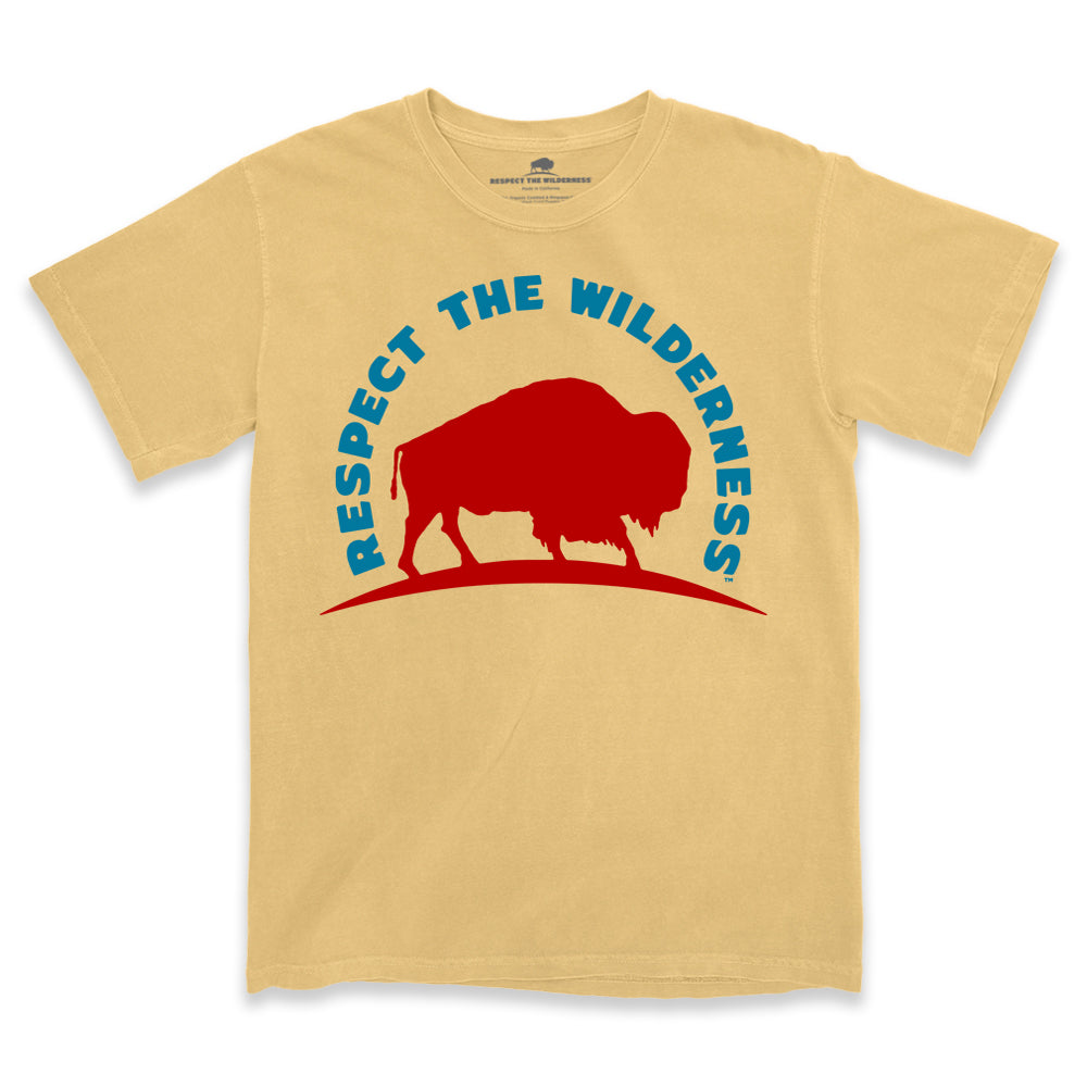 Respect The Wilderness Logo Men's Pigment Dyed Tee