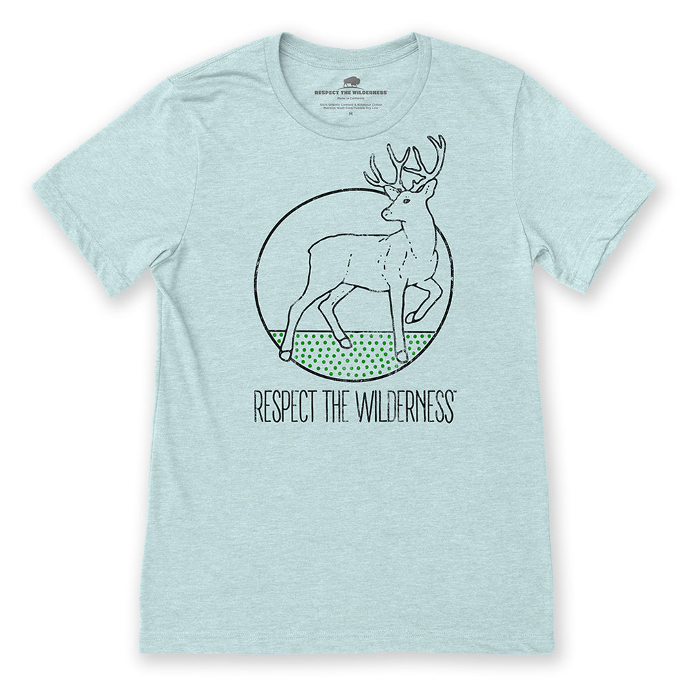 Respect The Wilderness Stag Unisex Tee
