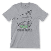 Respect The Wilderness Stag Unisex Tee