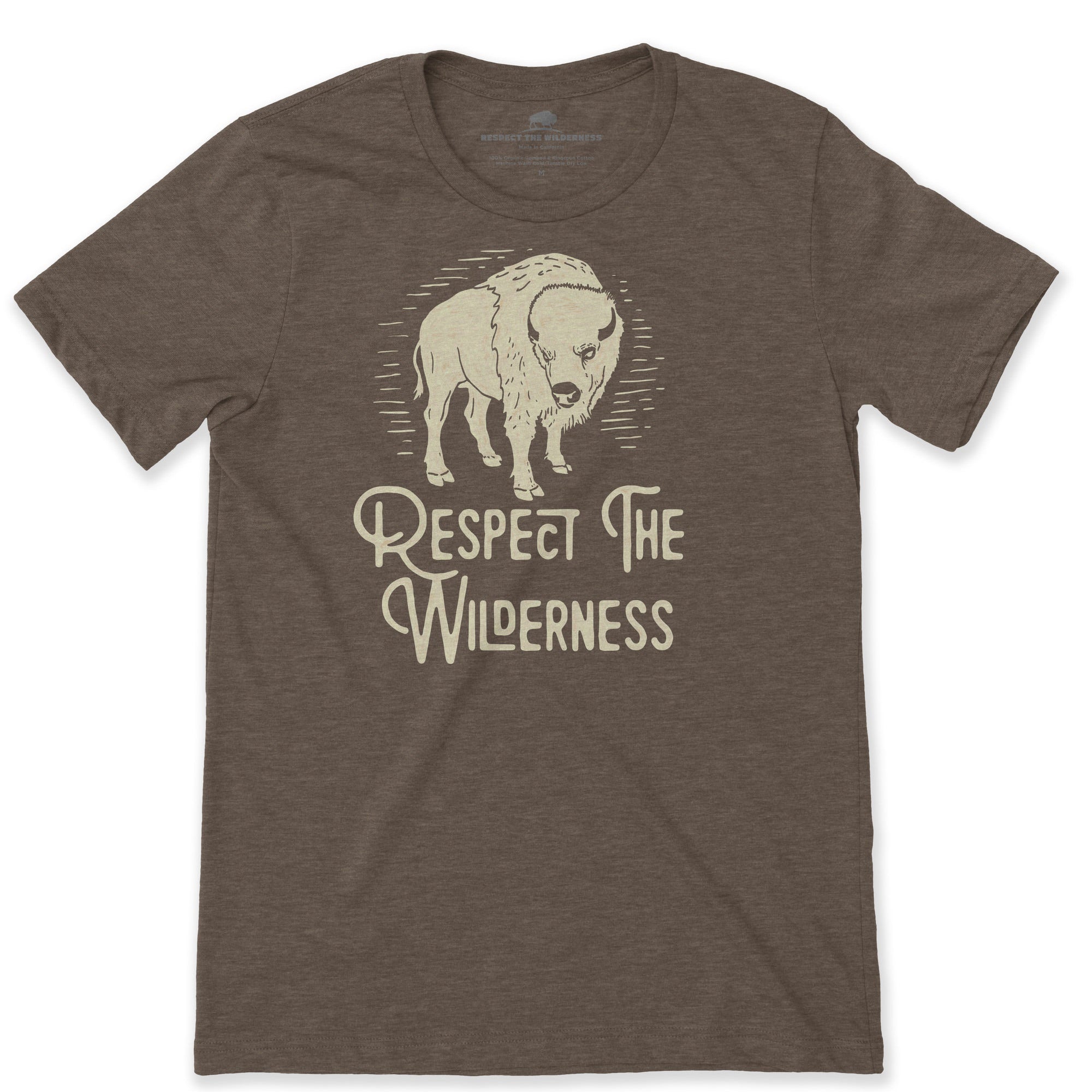Respect The Wilderness Bison Unisex Tee