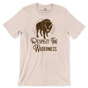 Respect The Wilderness Bison Unisex Tee