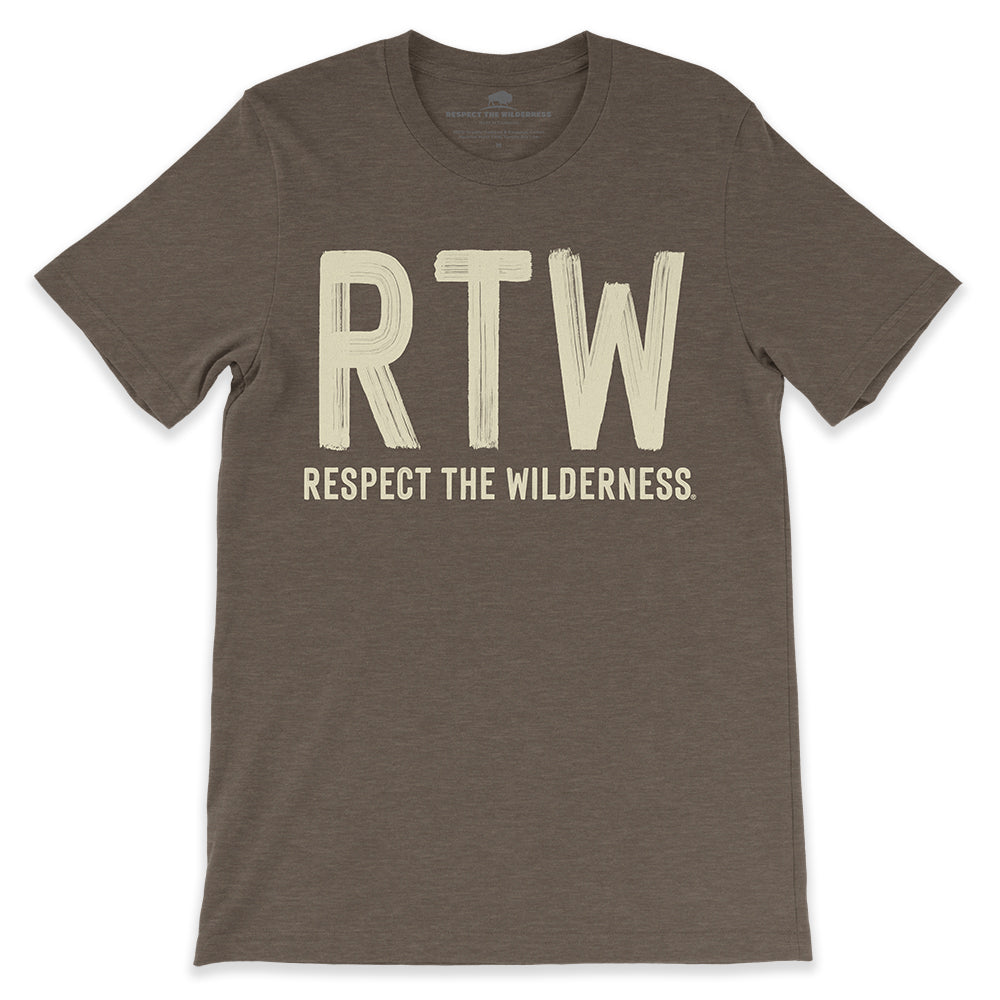 RTW (Respect The Wilderness) Brush Logo Unisex Tee