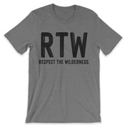 RTW (Respect The Wilderness) Brush Logo Unisex Tee