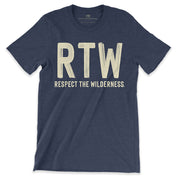 RTW (Respect The Wilderness) Brush Logo Unisex Tee