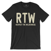 RTW (Respect The Wilderness) Brush Logo Unisex Tee