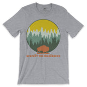 Respect The Wilderness Forest Logo Unisex Tee
