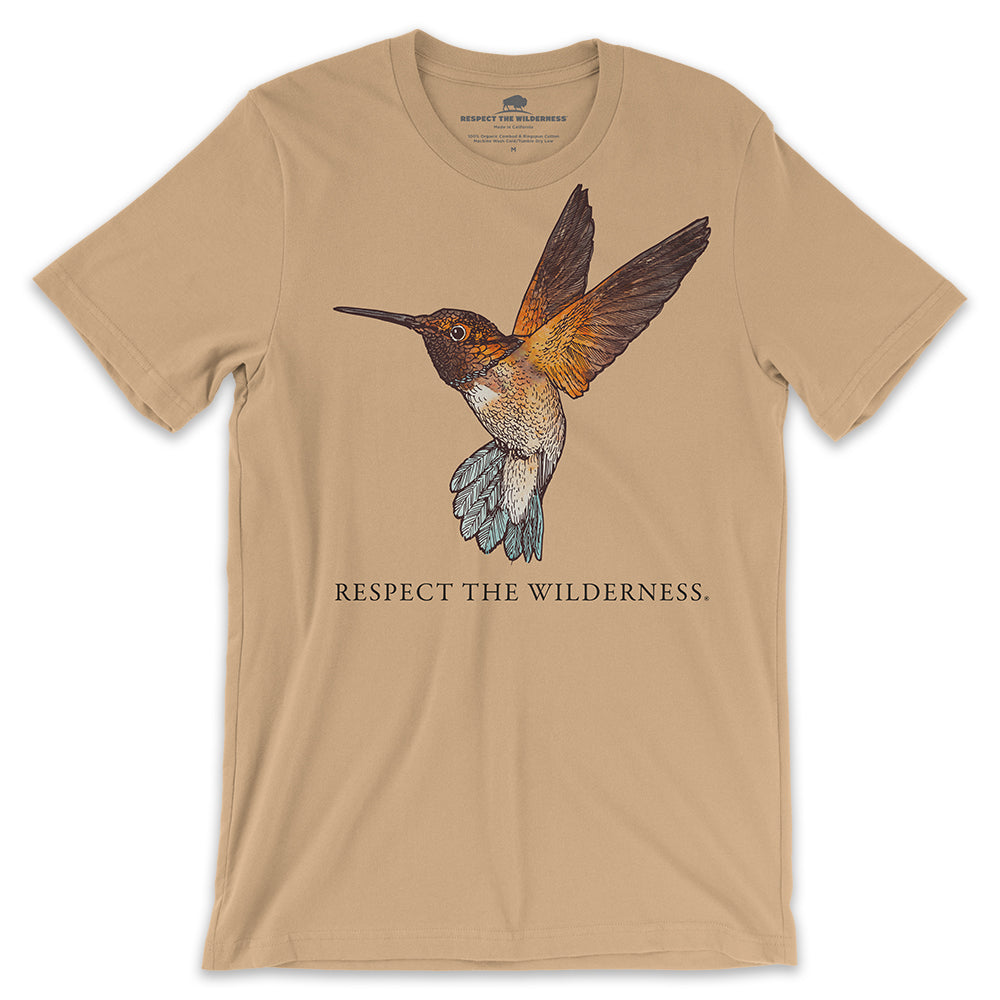 Respect The Wilderness Hummingbird Unisex Tee