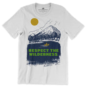 Respect The Wilderness Lake Logo Unisex Tee
