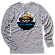 Smokey Bear Badge Men's Long Sleeve Tee