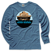 Smokey Bear Badge Men's Long Sleeve Tee