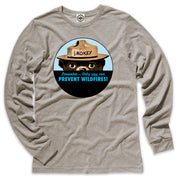 Smokey Bear Badge Men's Long Sleeve Tee