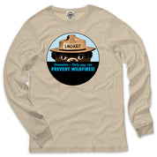 Smokey Bear Badge Men's Long Sleeve Tee