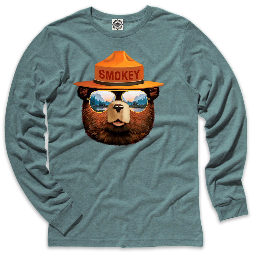 Smokey Bear Shades Men's Long Sleeve Tee