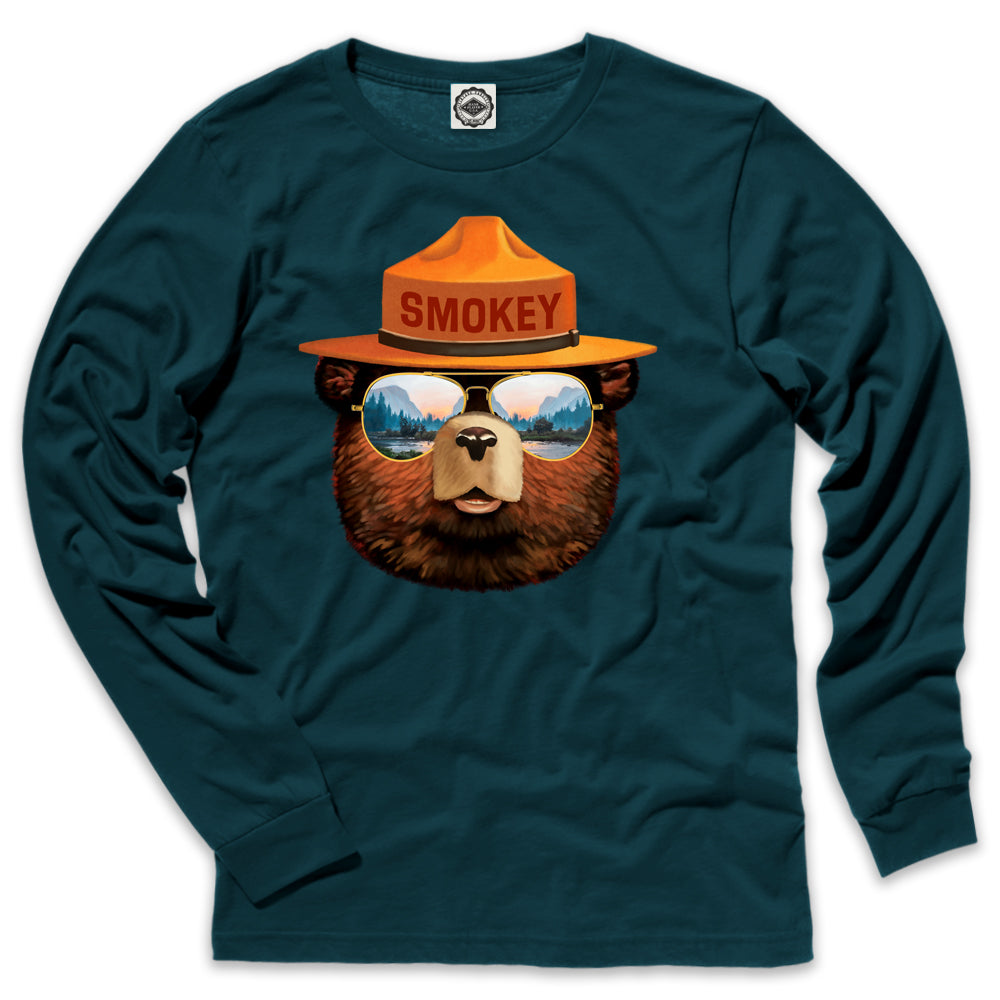 Smokey Bear Shades Men's Long Sleeve Tee