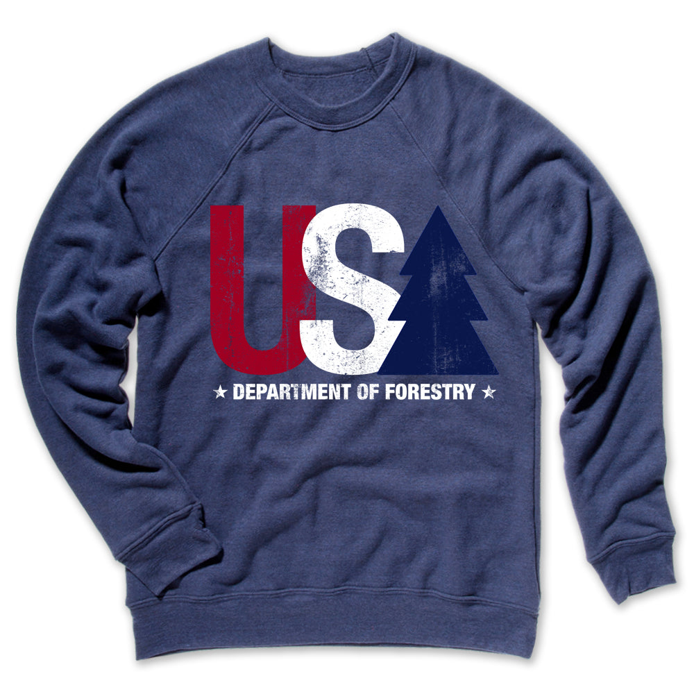 USA Department Of Forestry Unisex Crew Sweatshirt