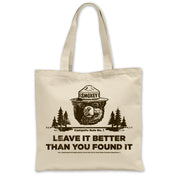 Smokey Bear's Campsite Rule Tote Bag