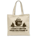 Smokey Bear's Campsite Rule Tote Bag