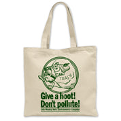 Woodsy Owl "Join Woodsy's Campaign" Tote Bag in Natural