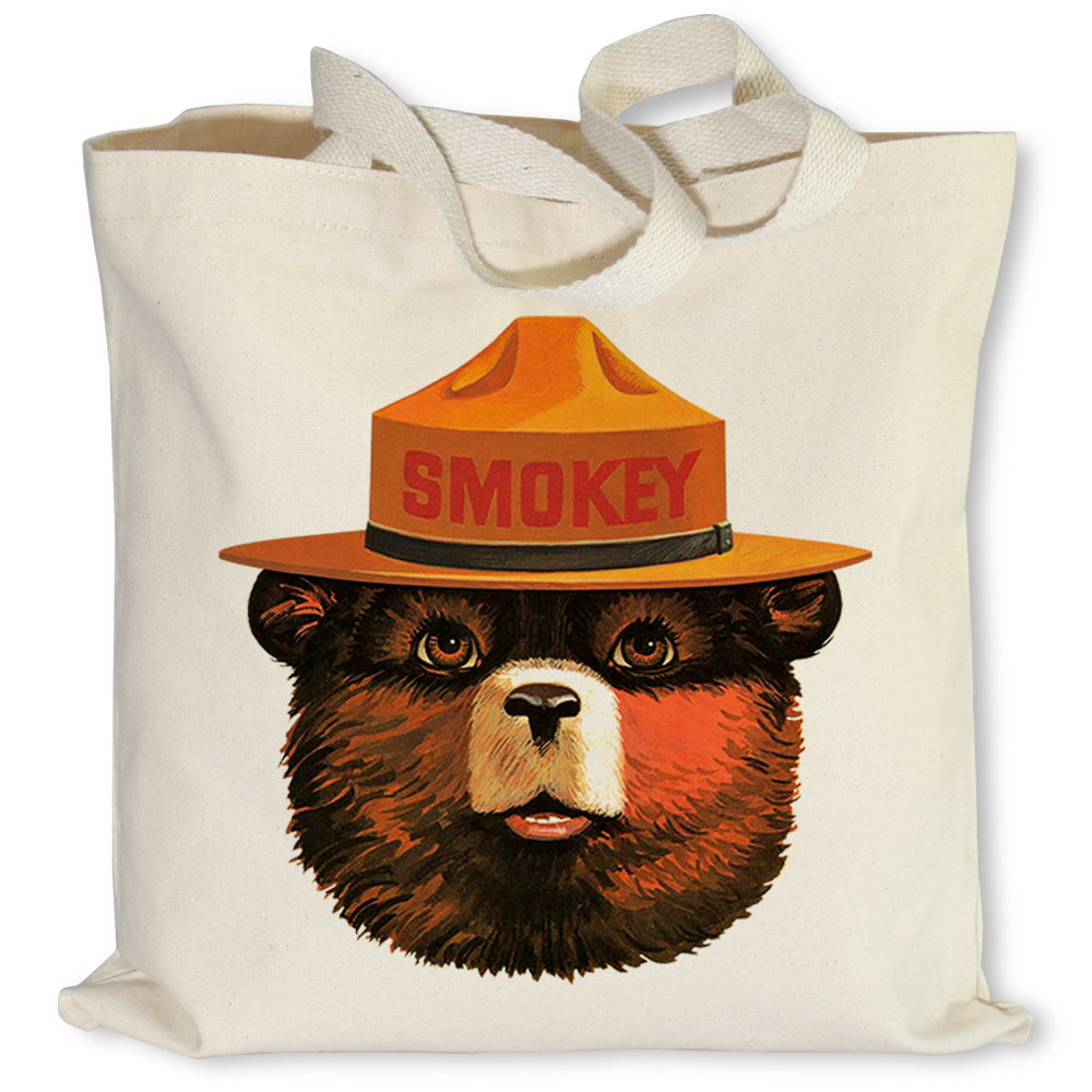 Multicolor Smokey Bear Tote Bag