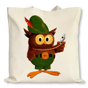 Multicolor Woodsy Owl Tote Bag in Color Not Found