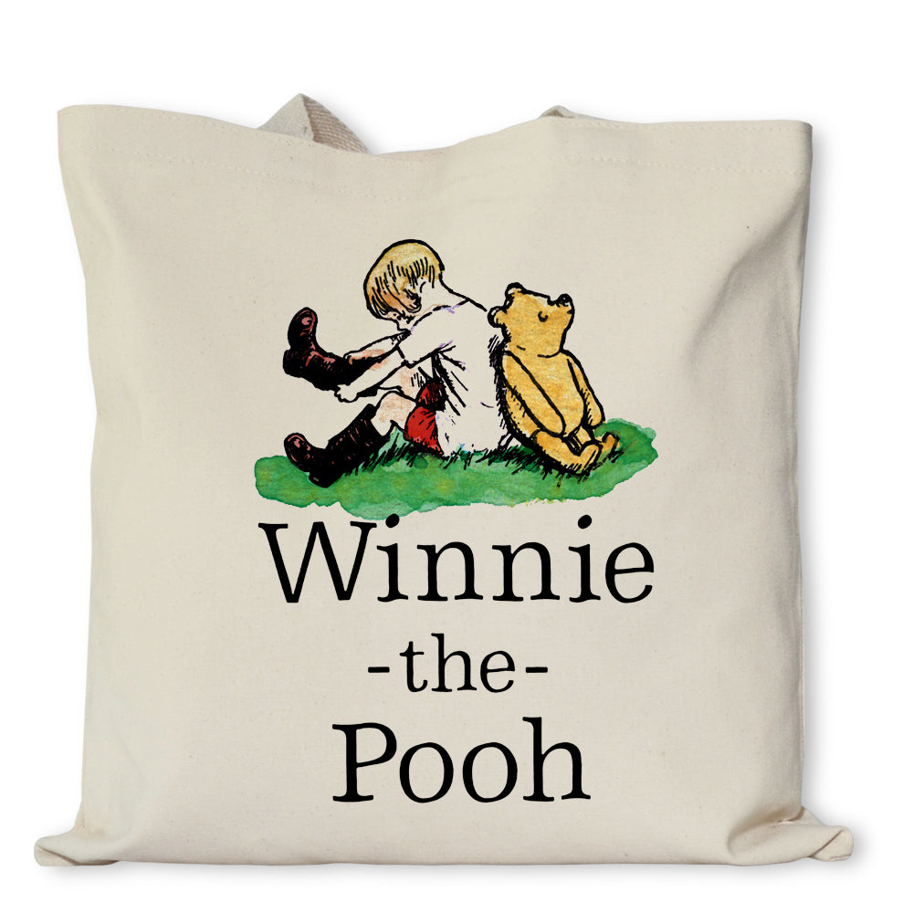 Winnie-The-Pooh & Christopher Robin Tote Bag