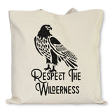 Respect The Wilderness Falcon Tote Bag