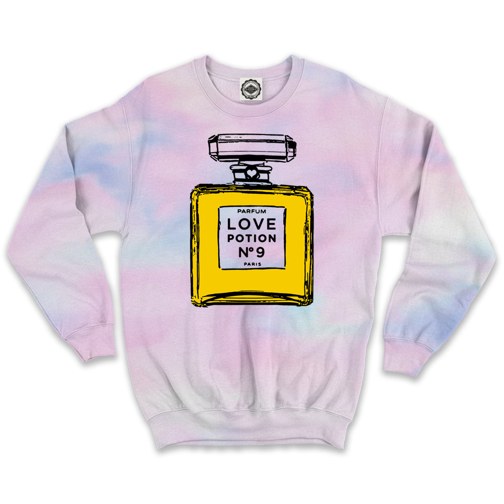 Love Potion Unisex Crew Sweatshirt (Tie Dyed)