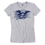 American Eagle (E Pluribus Unum) Women's T-Shirt in Grey