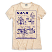 NASA Apollo Spacecraft Blueprint Women's Tee