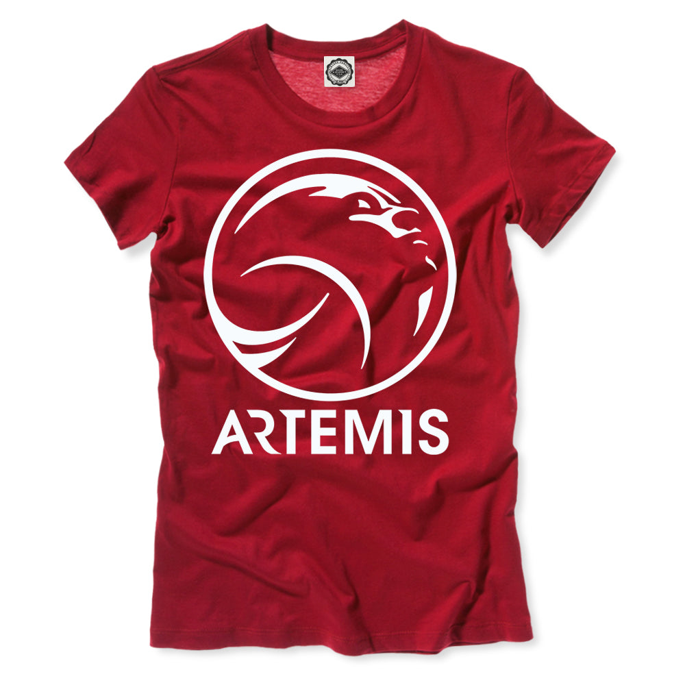 NASA Artemis "Woman On The Moon" Logo Women's Tee