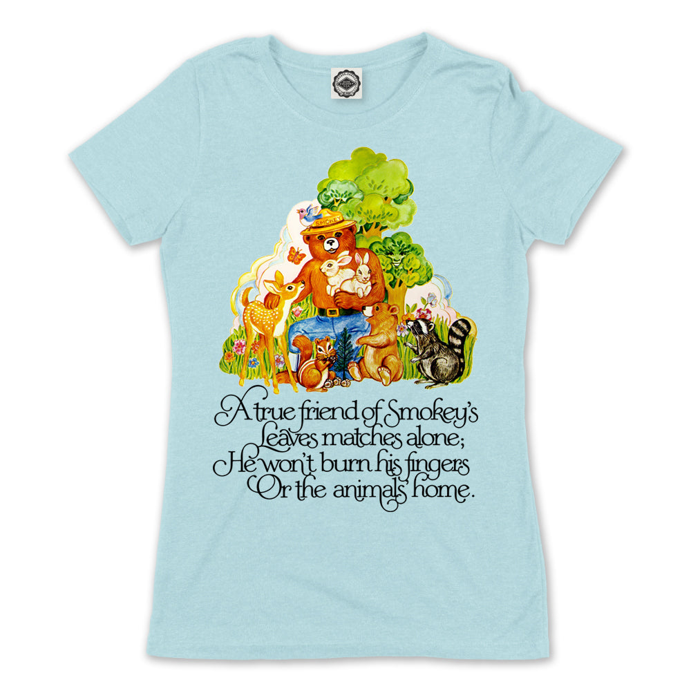 Smokey Bear "A True Friend Of Smokey" Women's Tee