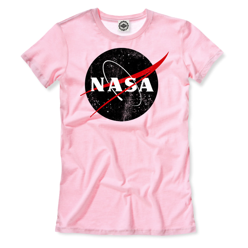 Black Official NASA Logo Women's Tee