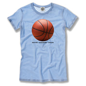 Better Stronger Faster: Basketball Women's Tee