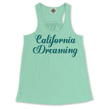 California Dreaming Women's Draped Racerback Tank
