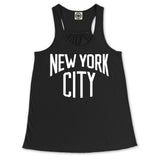 New York City Women's Draped Racerback Tank
