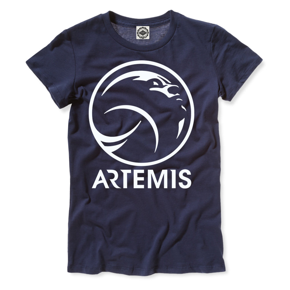 NASA Artemis "Woman On The Moon" Logo Women's Tee