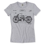 Harley-Davidson Motorcycle Patent Women's Tee