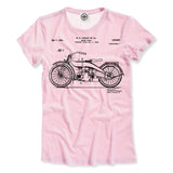 Harley-Davidson Motorcycle Patent Women's Relaxed Fit Tee