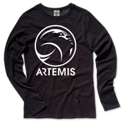 NASA Artemis "Woman On The Moon" Logo Women's Long Sleeve Tee