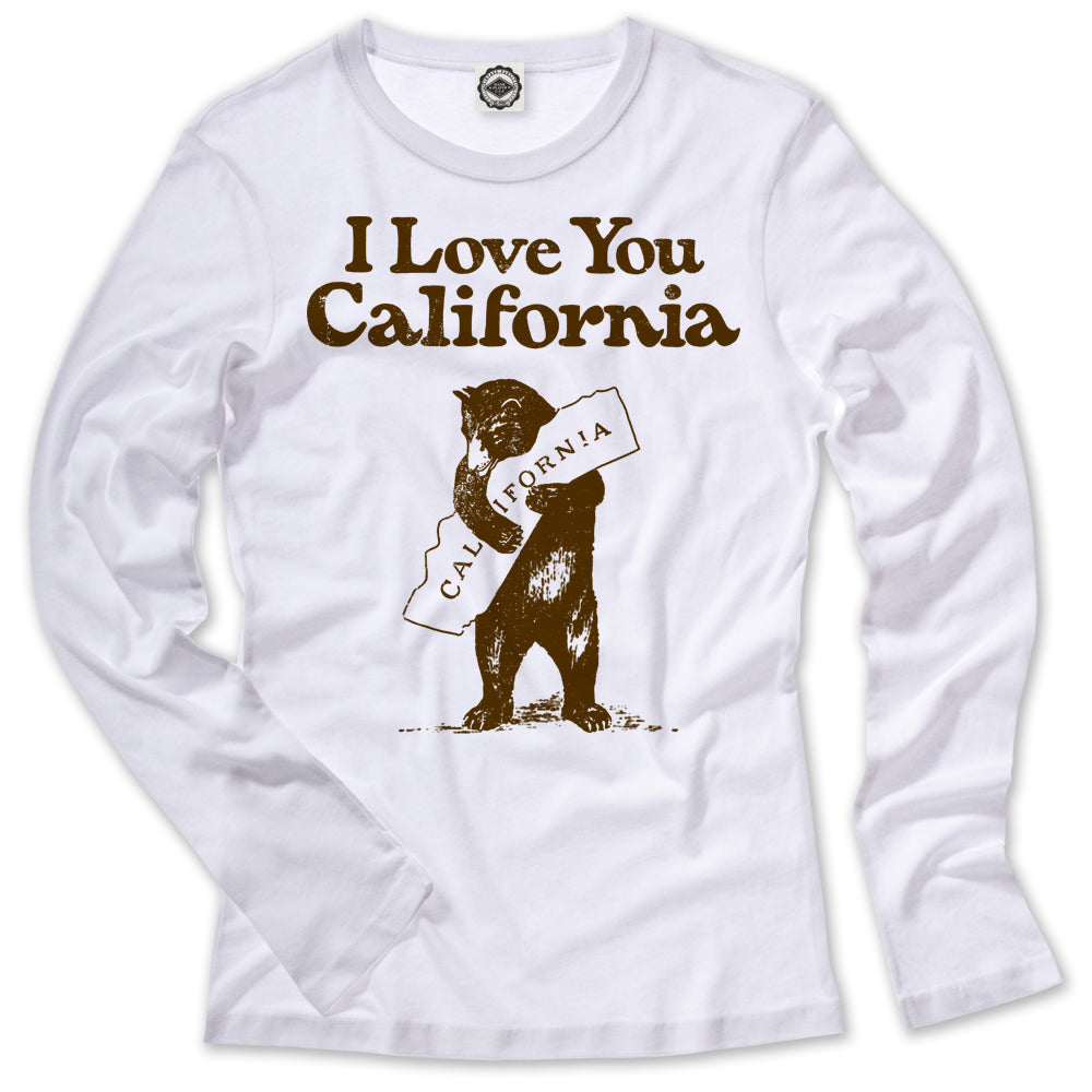 I Love You California Women's Long Sleeve Tee